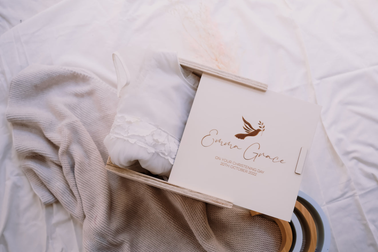 Christening Keepsake Box