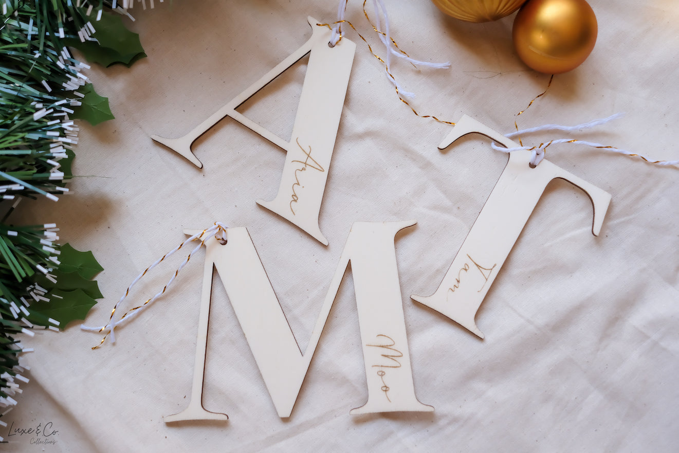 Personalised Christmas Stocking Tags