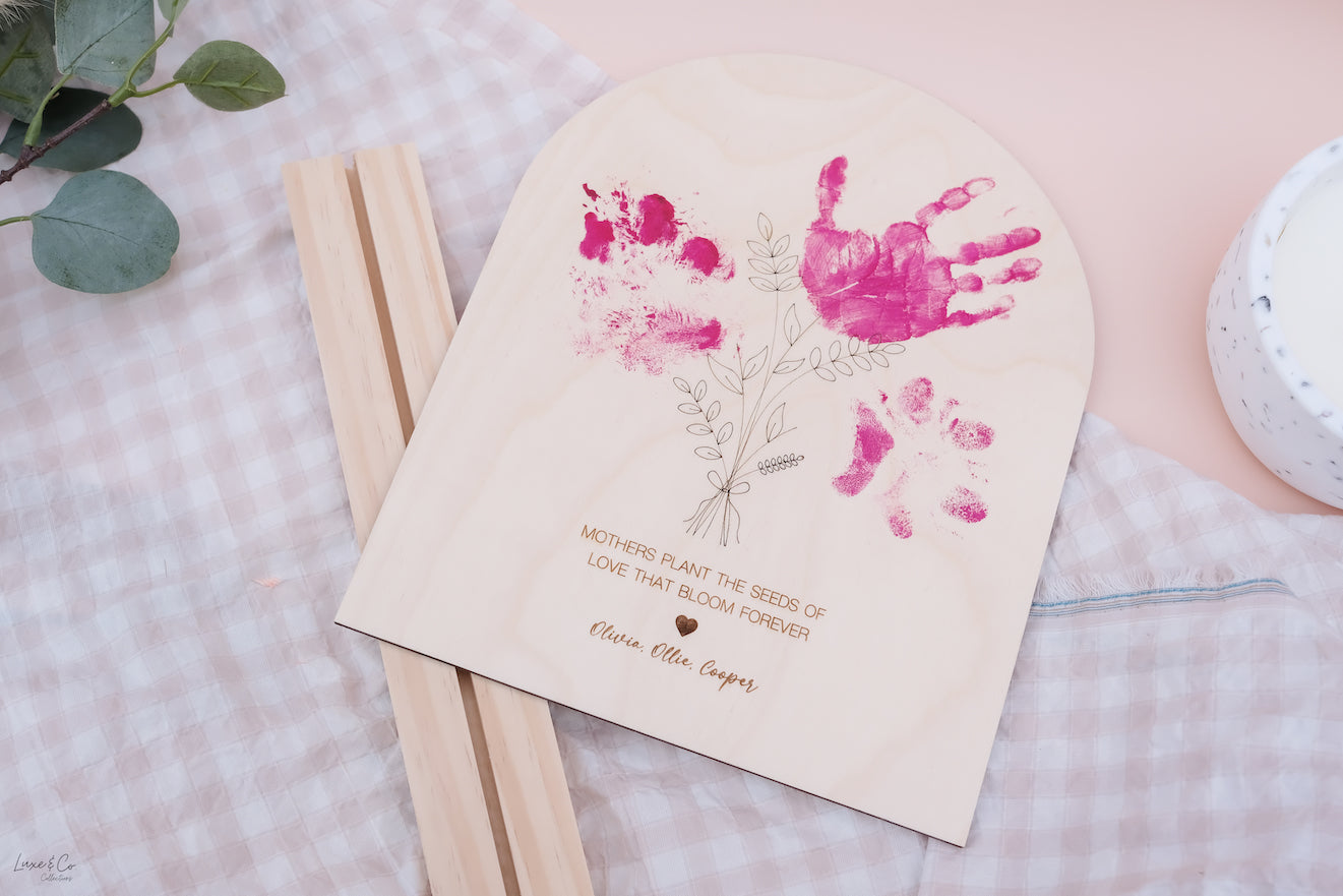 Mother's Day DIY Handprint Arch
