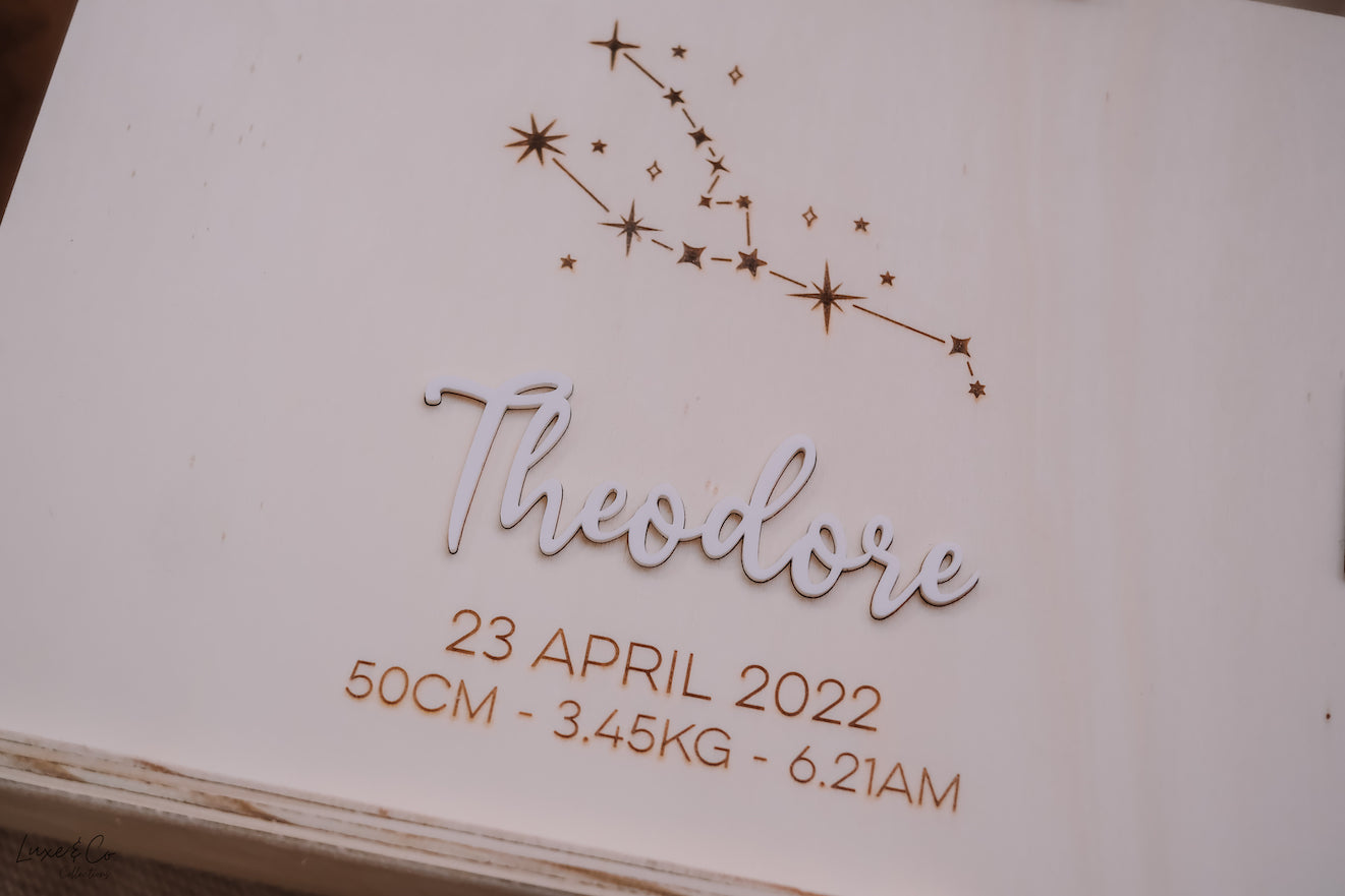 Personalised Horoscope Keepsake Box