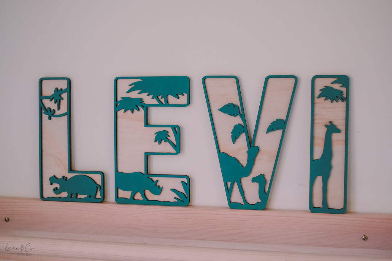 Alphabet Name Plaques