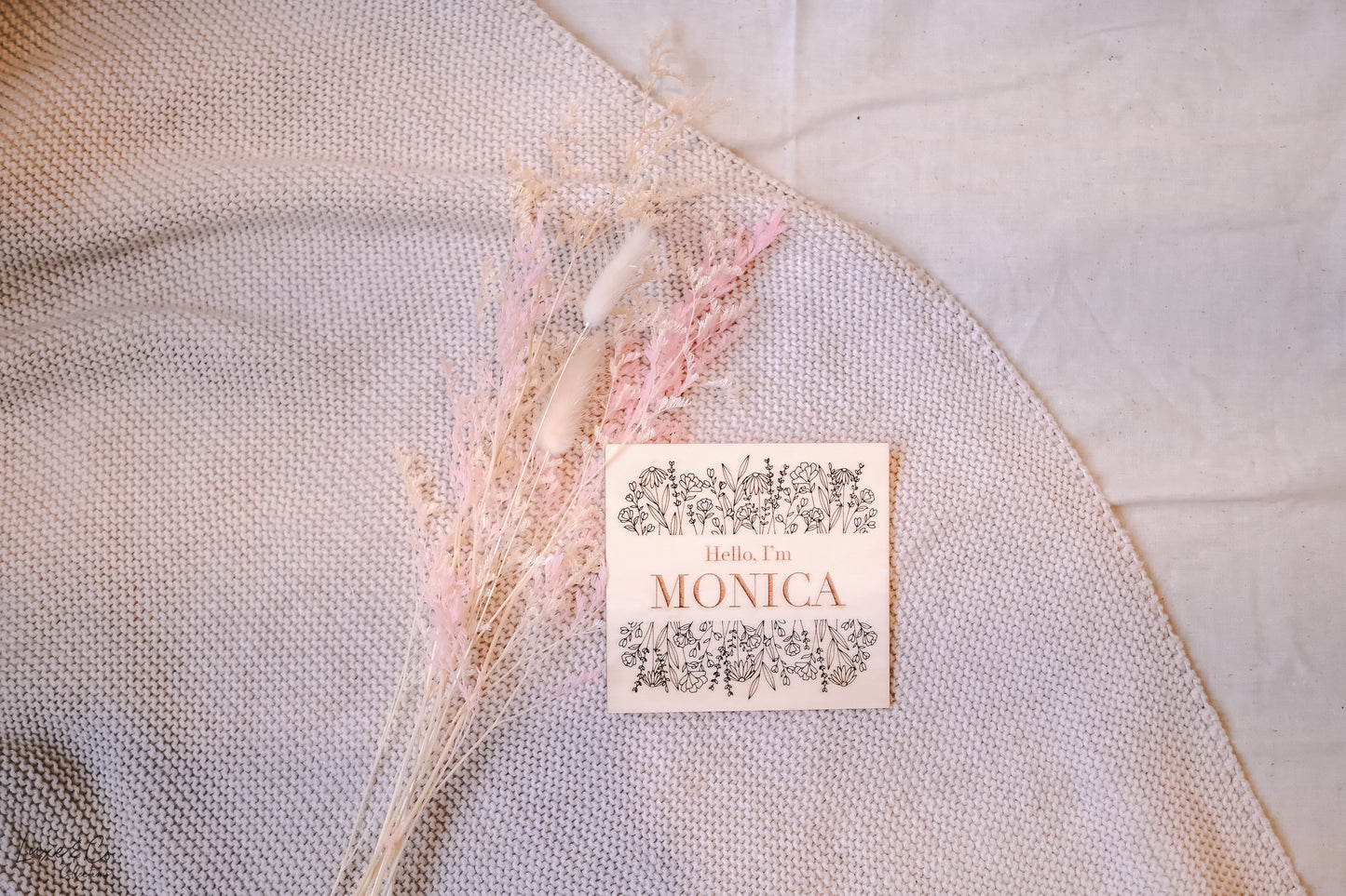 Wildflower Square Announcement Sign