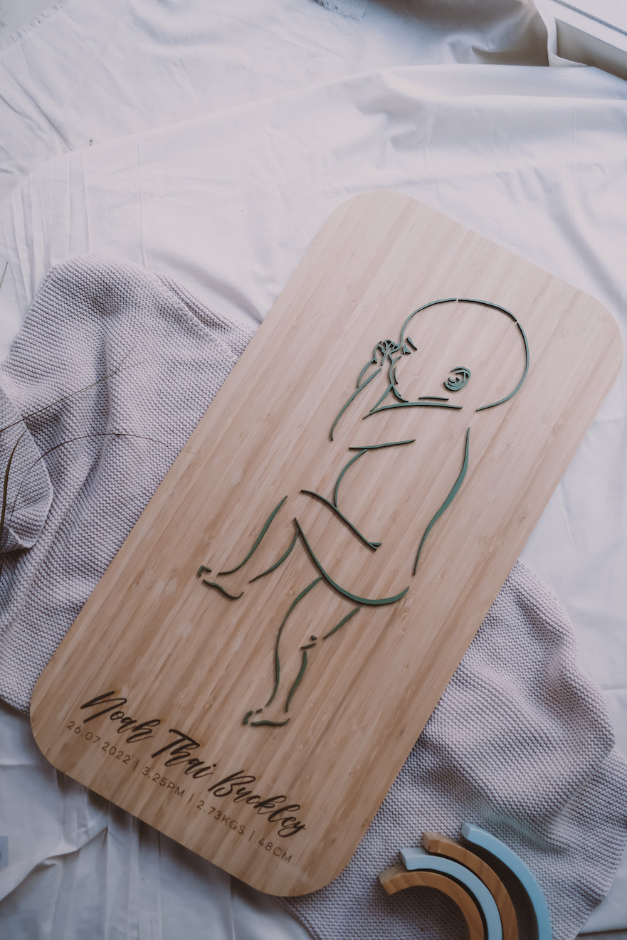 Personalised Birth 1:1 Scale Plaque