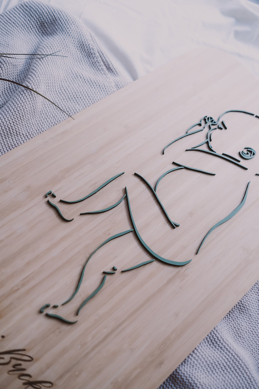 Personalised Birth 1:1 Scale Plaque