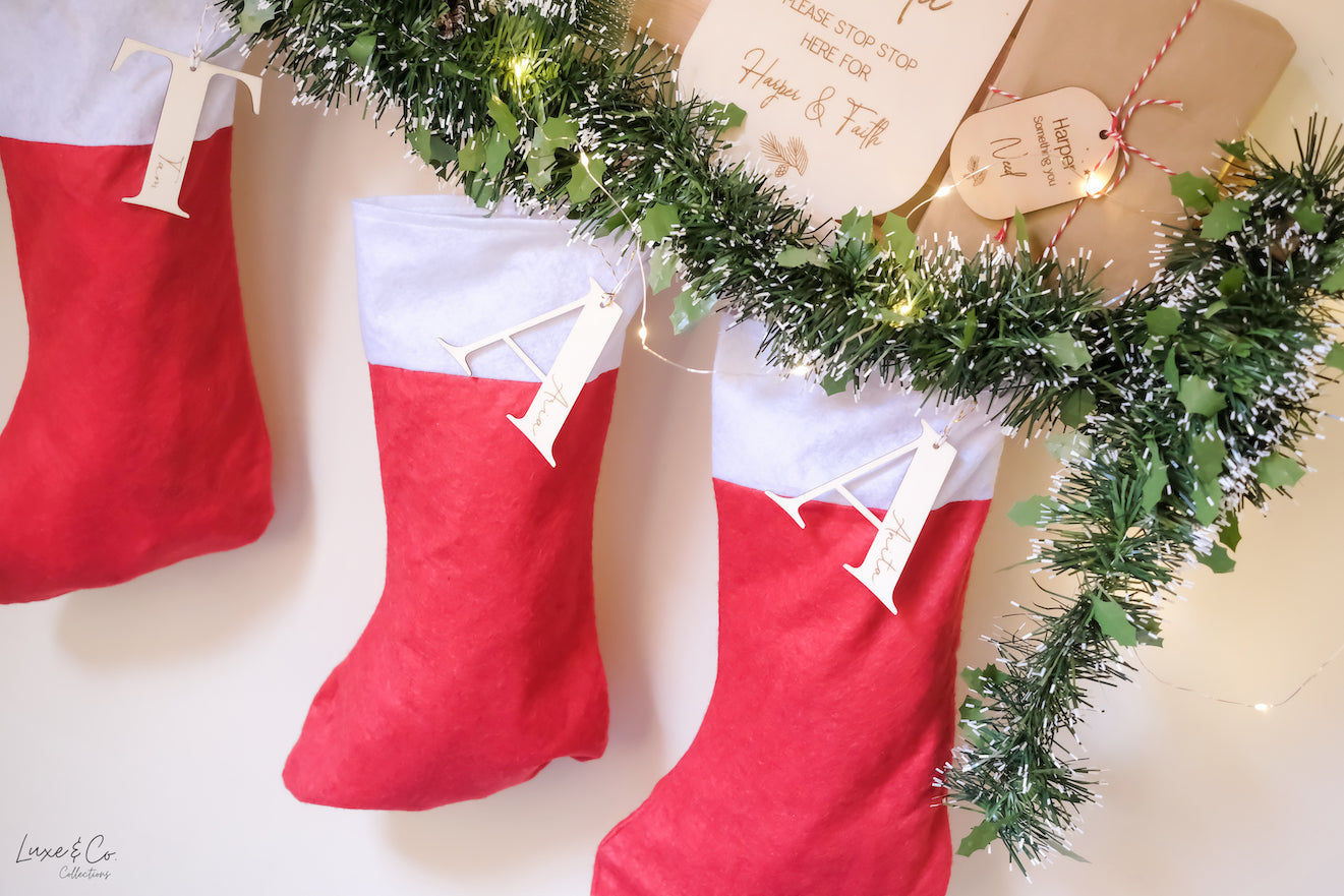 Personalised Christmas Stocking Tags