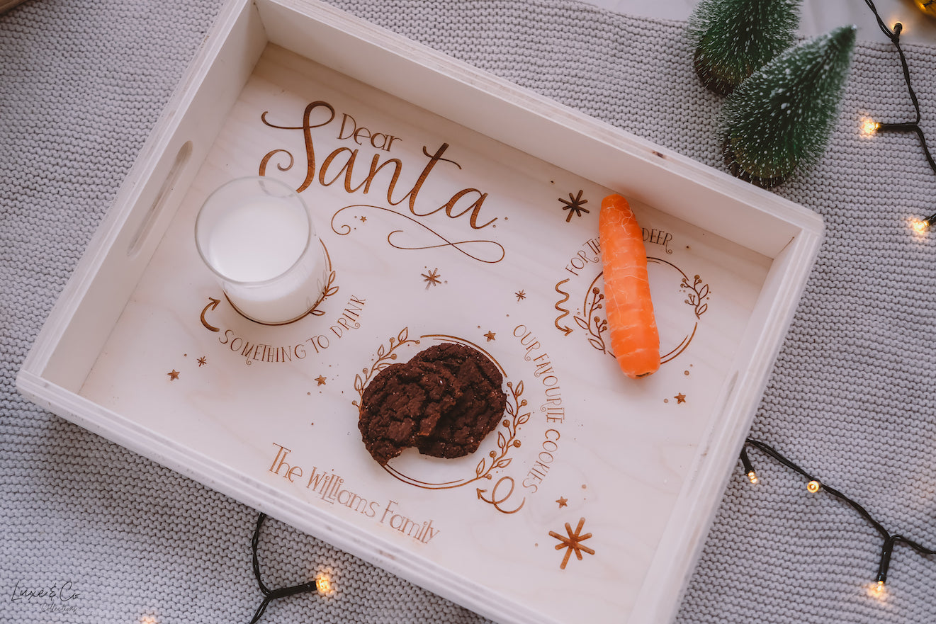 Personalised Santa Tray